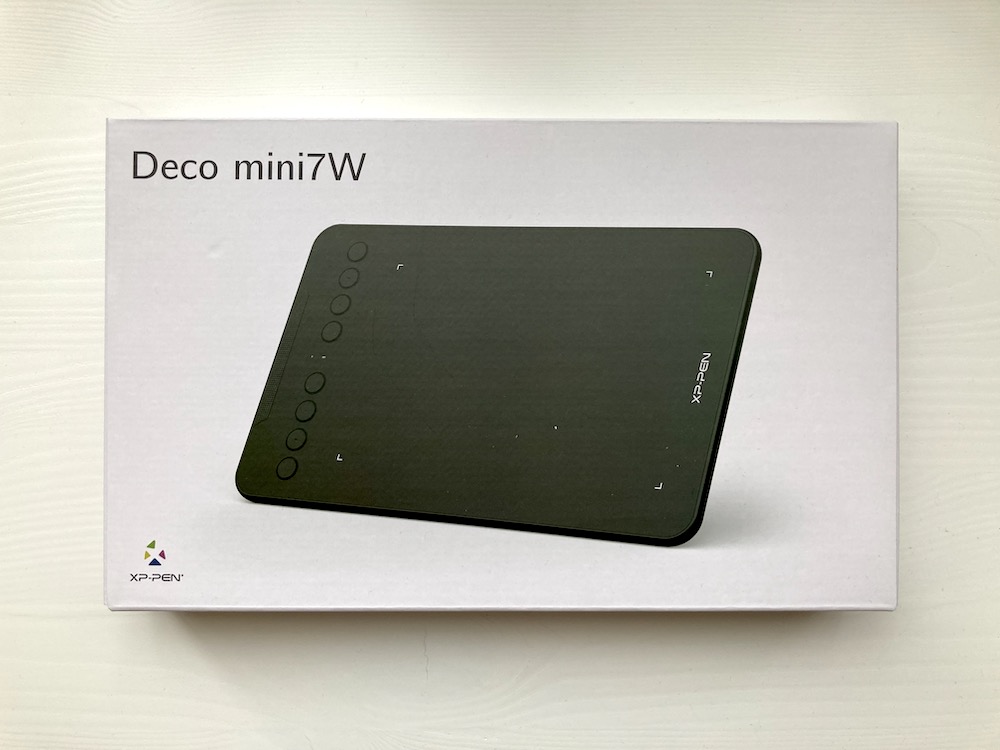 板タブ Xp Pen様からdeco Mini7wを頂いたのでレビュー Owet45